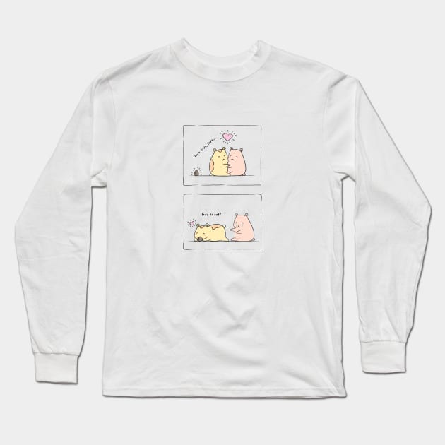 Cute Humsters Long Sleeve T-Shirt by SatyShop